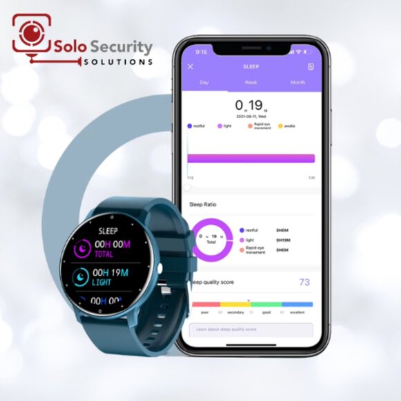 Smart and Stylish Sports Watch-heart rate-  blood pressure -step counter-distanc - Picture 7 of 10